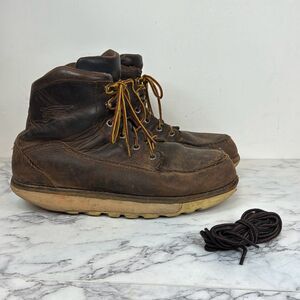 Red Wing Brown Moc Boots 8